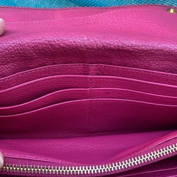 🩷LOW START🩷Miu Miu🩷Long Pink Wallet/VGUC - Picture 6 of 16